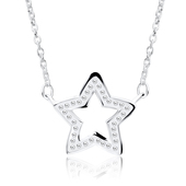  Star Silver Necklace SPE-3308